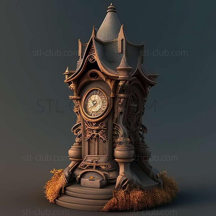 3D model clock tower (STL)